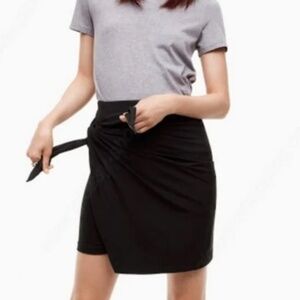 ARITZIA The Group Babaton Bevington Faux Tie Skirt